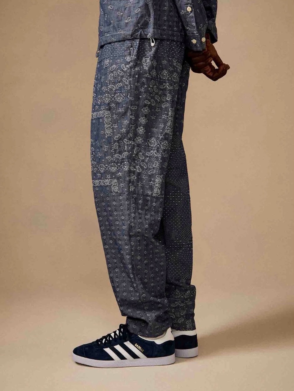 Kith- Japanese Indigo Jacquard Stryker Pant - M